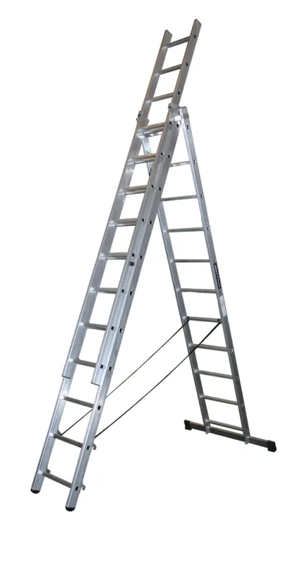 Escalera transformable 3x11 peldaños