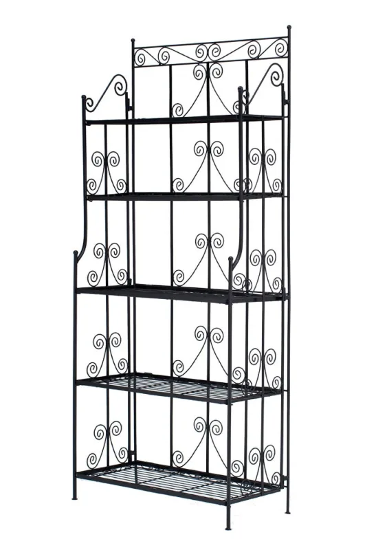 Estantería decorativa de hierro ciara negro