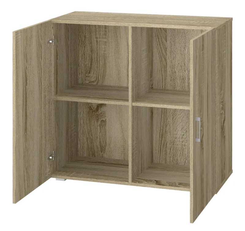 King home armario de dos puertas 90x41x85h cm roble