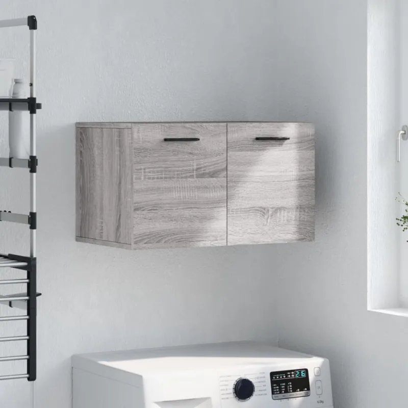 Vidaxl armario de pared madera de ingeniería gris sonoma 60x36,5x35 cm