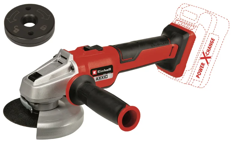 Amoladora einhell professional axxio 18/115 q - sin batería - compatible con power x-change