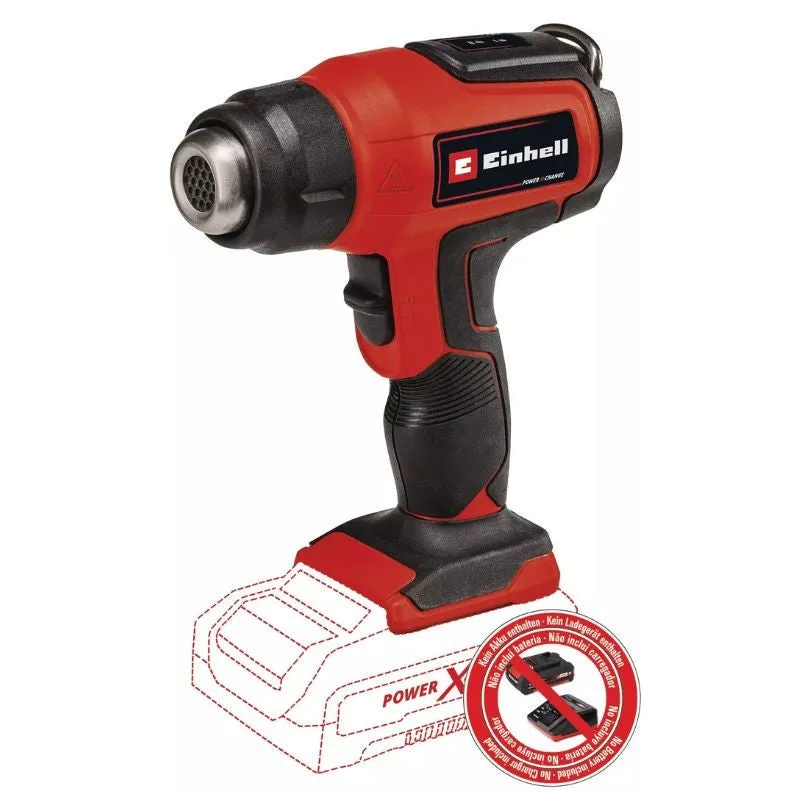 Pistola de aire caliente a batería te-ha 18 li - solo - sin batería