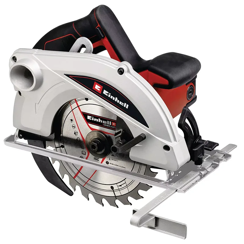 Sierra circular portátil de 1410 w – tc‑cs 1410, hoja de 190 mm, profundidad de 67 mm – einhell