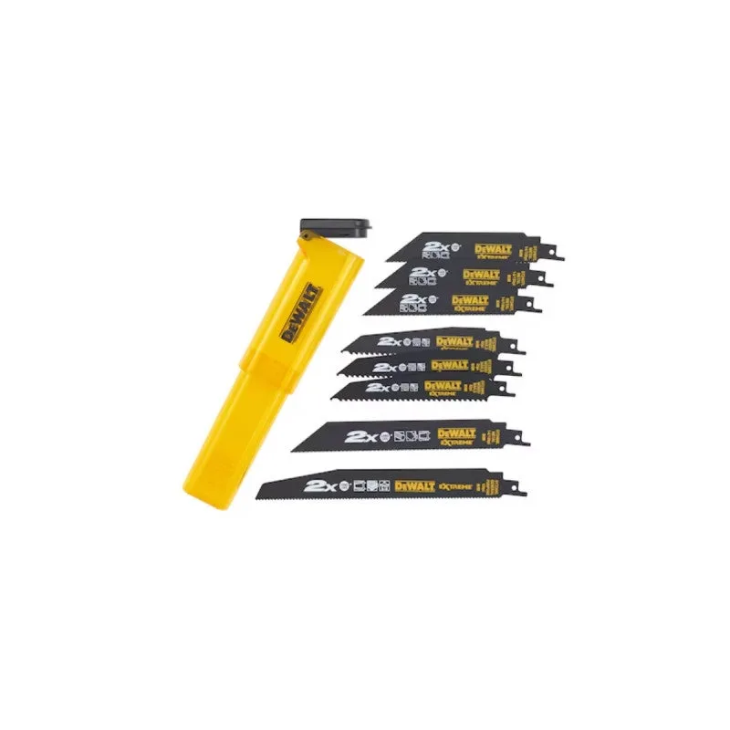 Juego de cuchillas de larga duración dewalt 2x - dt2443l-qz