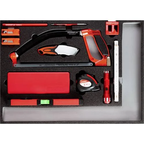 Gedore red r22350004 jeu d’outils instruments de mesure + coupe 1/1