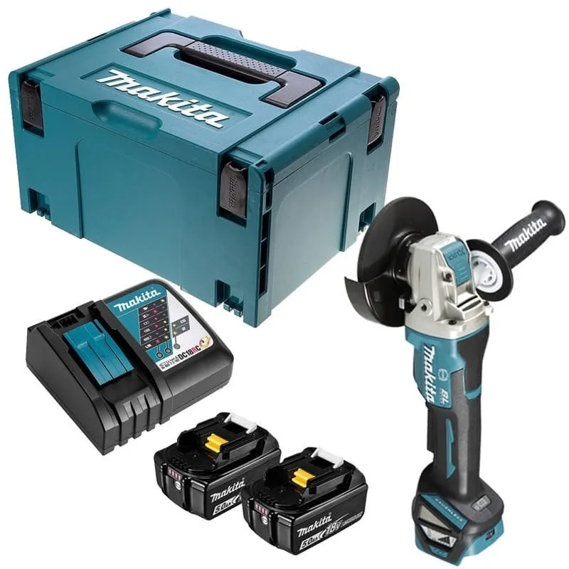 Makita ponceuse d'angle à accu dga519rtj