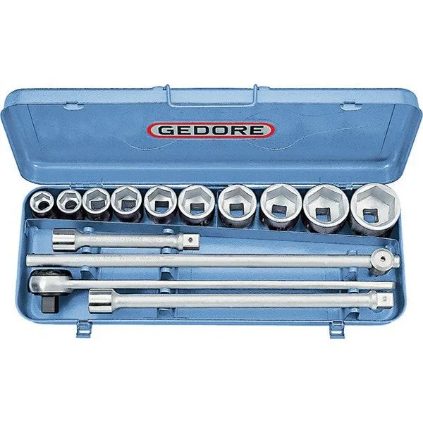 Gedore jeu de clés à douille 32 emu-2 14 pièces 3/4 po. ouverture de