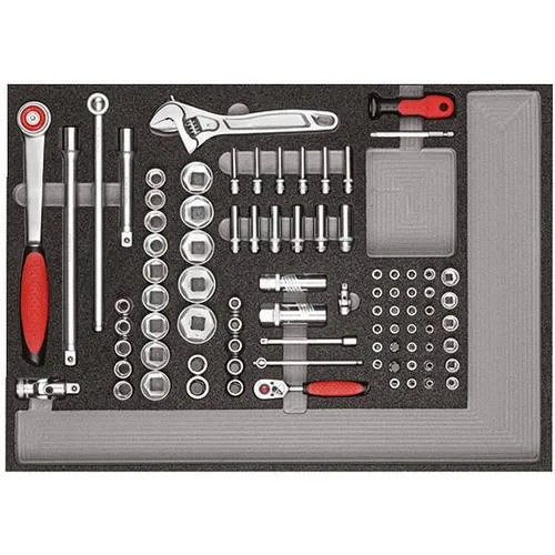 Gedore red r21010004 jeu d’outils 3x modules ct 129 pièces