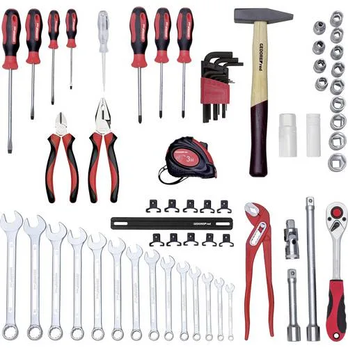Gedore red r21000057 jeu d’outils mécanicien en vrac 57 pièces