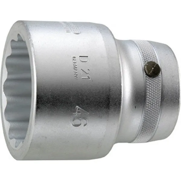 Gedore jeu de clés à douille d 21 1 po. 12 pans ouv. de clé 60 mm