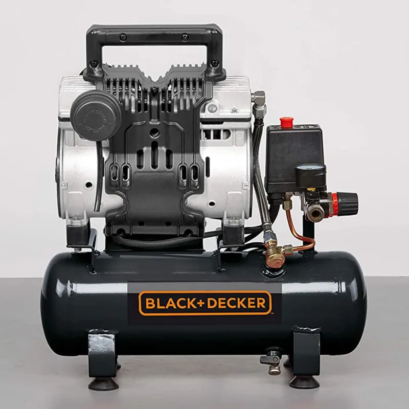 Black+decker compresor de aire silencioso 6 l 230 v