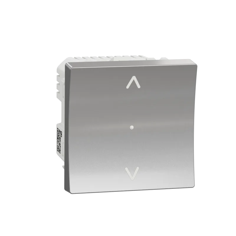 Interruptor de persianas schneider new unica wiser aluminio
