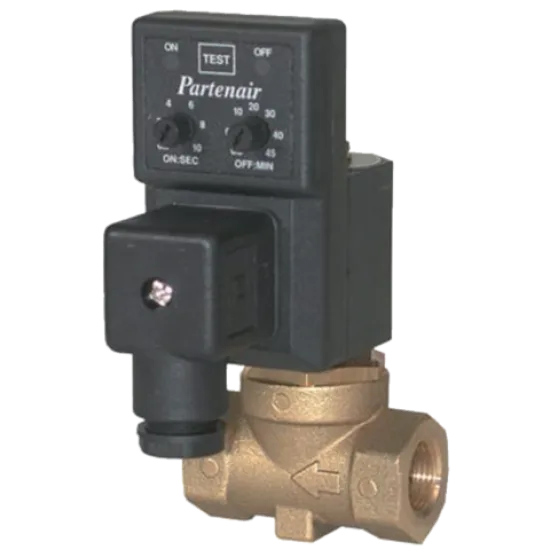 Kit de purga temporizada con electroválvula lacme completa precableada 230v - 499008