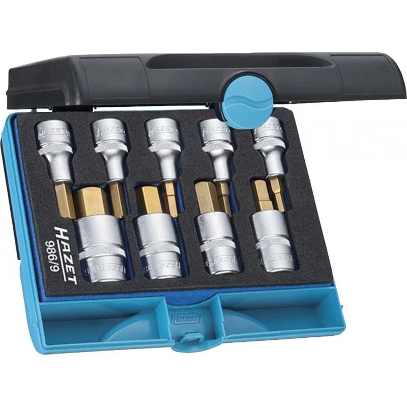 Hazet jeu de douilles mâles 986/13 ∙ carré creux 1/2 pouce (12,5 mm)