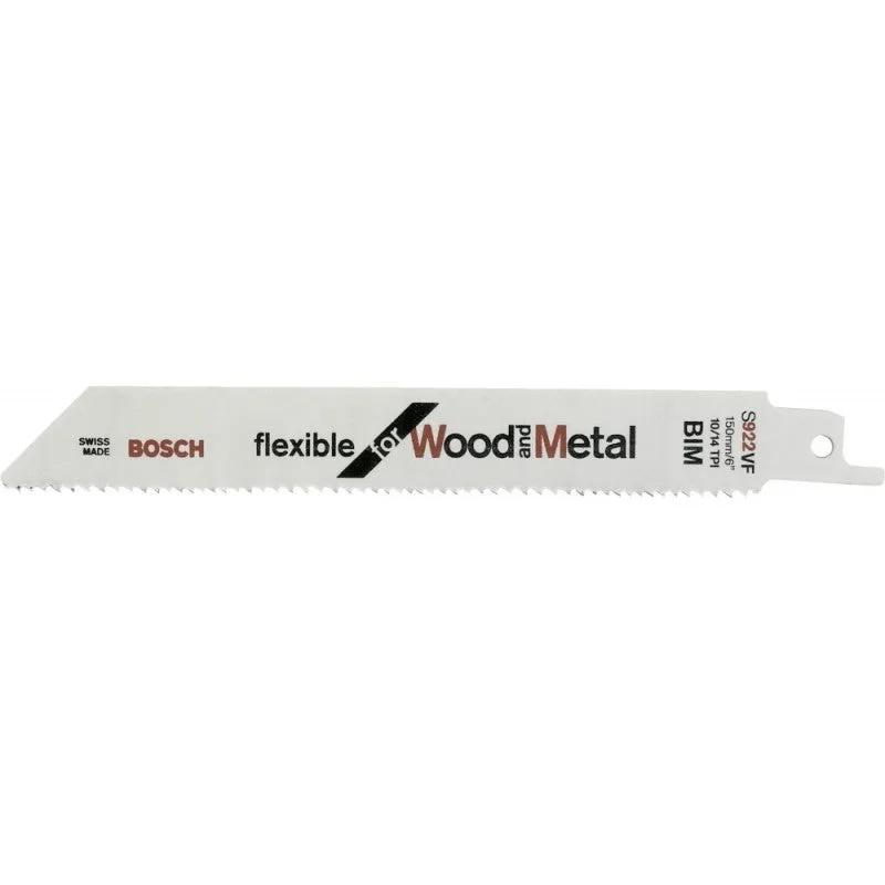 Bosch lame de scie sabre s 922 vf s 922 vf longueur 150 mm largeur 19