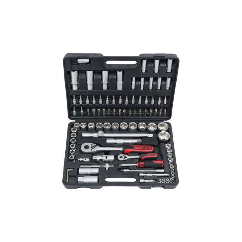 Ks tools 1/4+1/2 coffret de douilles, 94 pcs