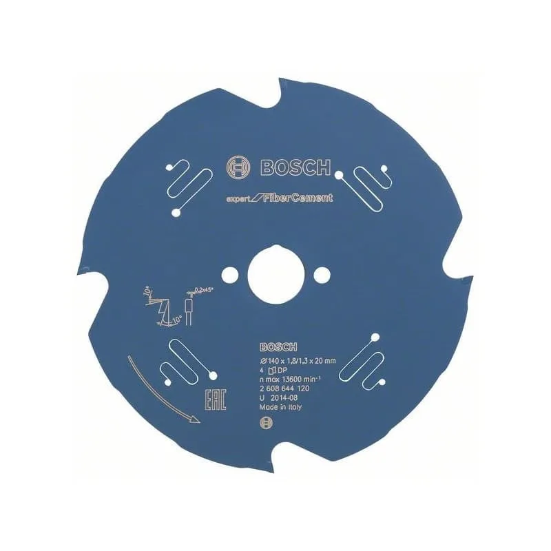 Expert para sierra circular de fibrocemento ø20mm - 140 x 20 x 1,8 mm, 4 - 2 608 644 120