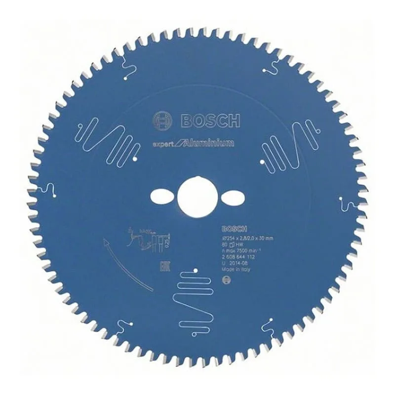 Hoja de sierra circular experta para aluminio. 254 x 30 x 2.8 mm. 80