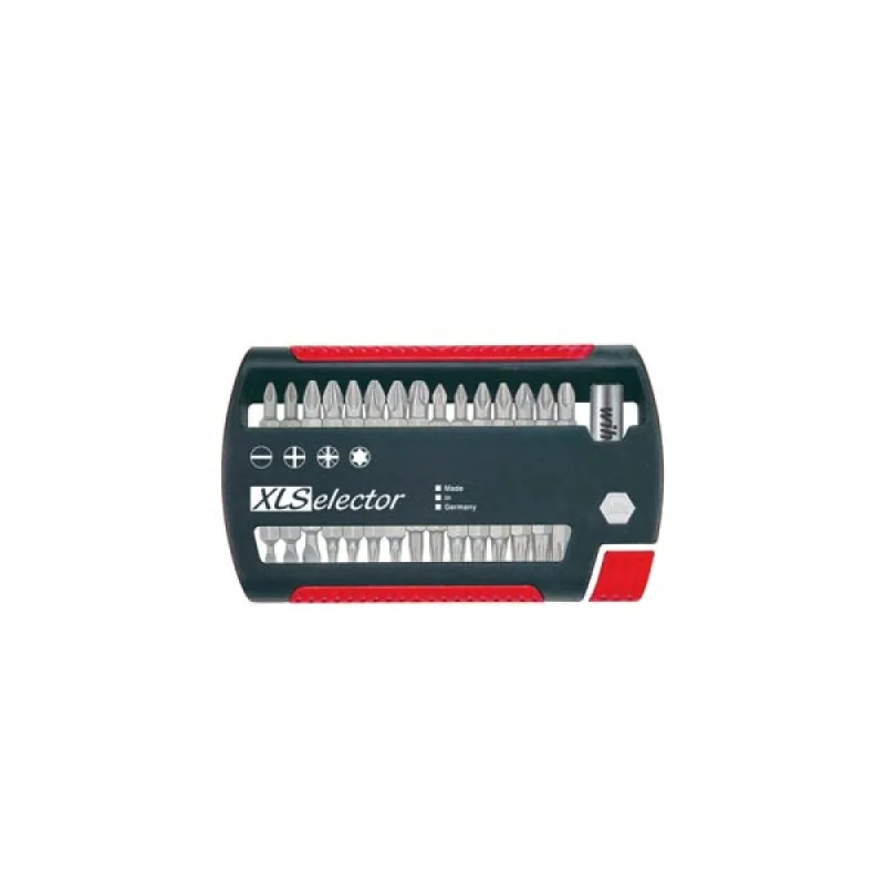 Wiha coffret d'embouts xlselector standard 25 mm mélangé 31 pcs 1/4 (29417)