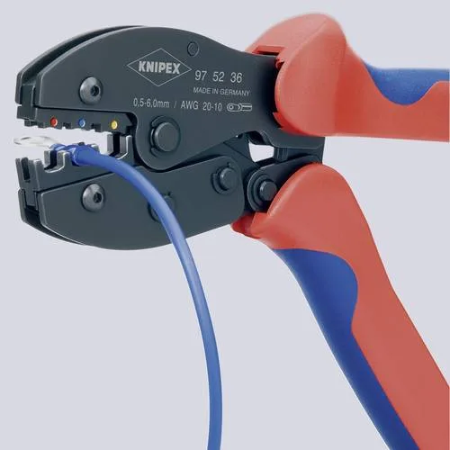 Knipex 97 52 36 sb preciforce® pince à sertir avec gaines bi-matière