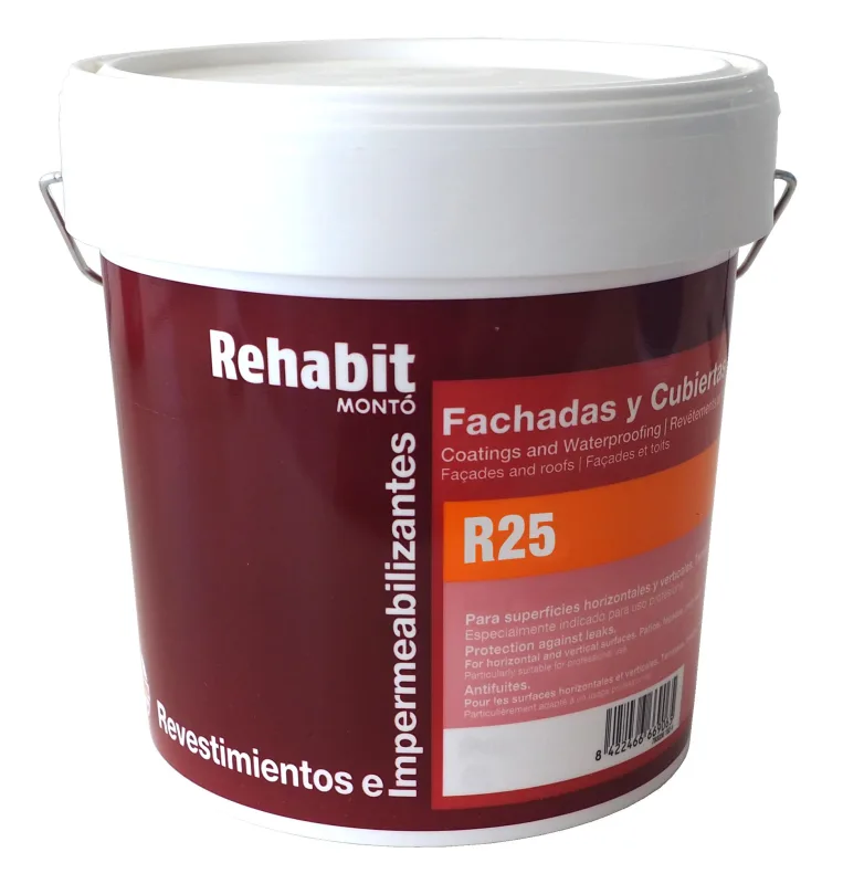 Pintura exterior color blanco para cemento, fachada montó mate 15l base agua