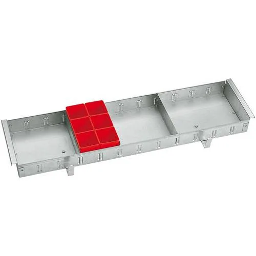 Gedore 1440 z-70 mallette à outils jumbo, galvanisée, 320x698x387 mm