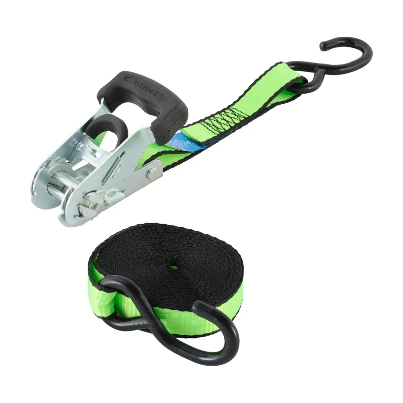 1 correa de sujeción con tensor de carraca y gancho de 5 m y carga máx. 400 kg