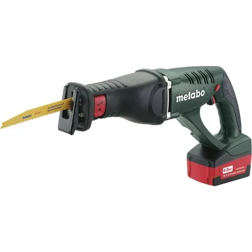 Scie sabre metabo ase 18 ltx 2 x 4,0 ah li-power, asc 55, coffret - 602269610