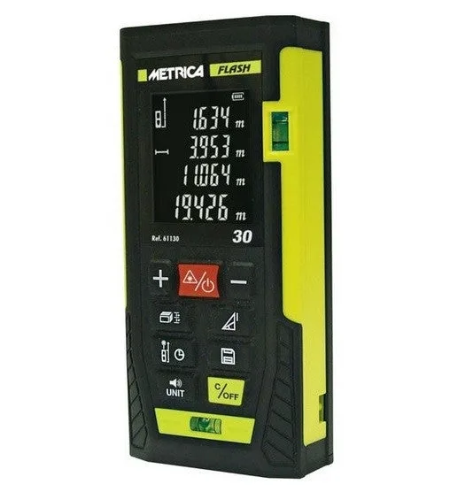 Medidor laser metrica flash 30 30m - 61130 - metrica