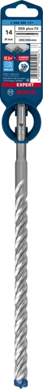 broca para hormigón enganche sds plus ø 14 x l. 265 mm bosch expert plus 7x