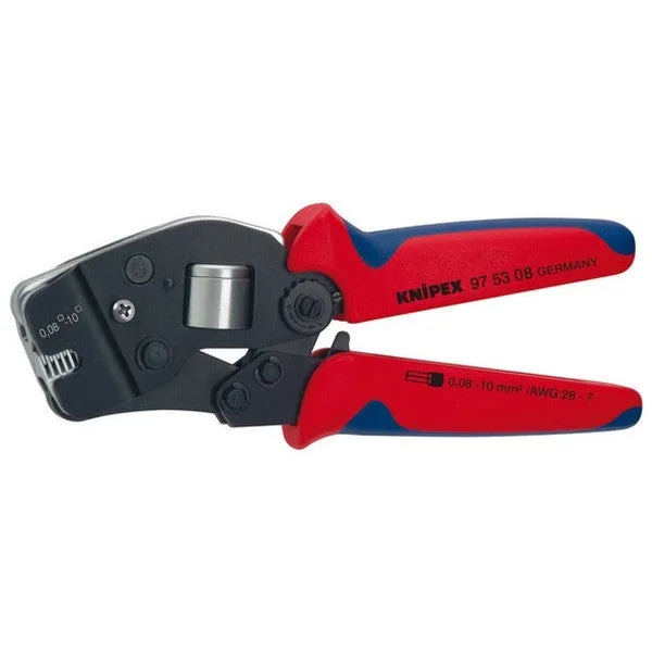 Knipex 97 53 08 pince à sertir auto-ajustable pour embouts de câble