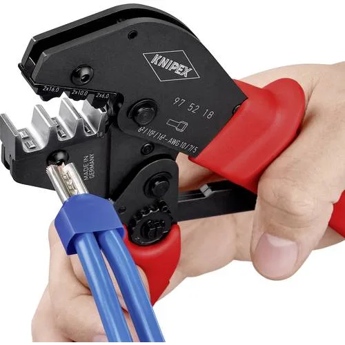Knipex 97 52 18 pince à sertir également pour prise à deux mains