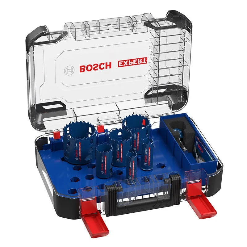 Juego de 6 puntas de carburo multimaterial bosch ø22/25/35/51/60/68 - 2608900445