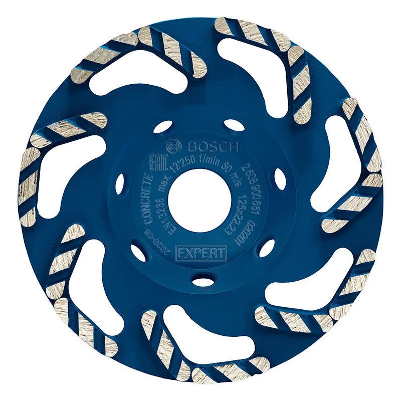 Pote de diamante de hormigón experto, 125 x 22,23 x4.5 mm.