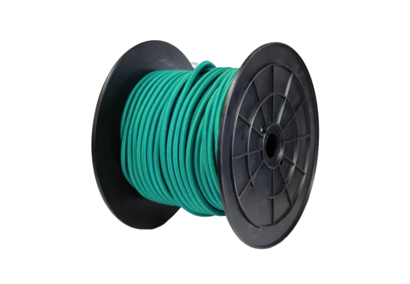 Cuerda elástica ø 6 mm - se vende en cantidades de 100 ml. negra bobina de 100 ml