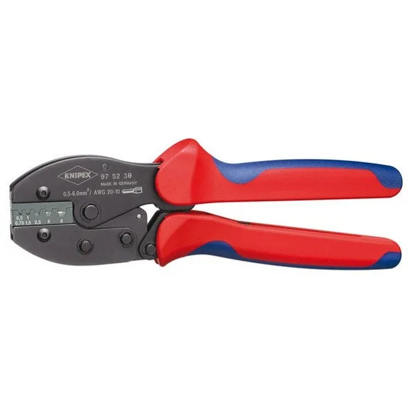 Knipex 97 52 38 preciforce® pince à sertir avec gaines bi-matière