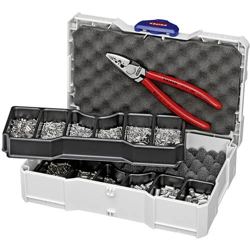 Knipex 97 90 05 assortiment de sertissages pour embouts de câble 10