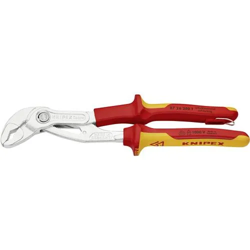 Knipex 87 26 250 t cobra® vde pince multiprise de pointe, isolée