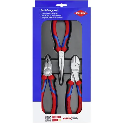 Knipex 00 20 11 v01 jeu des « essentielles » 1 x 26 15 200, 1 x 03 05
