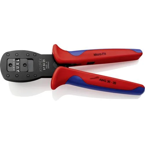 Knipex 97 54 25 pince à sertir pour micro-connecteurs sertissage