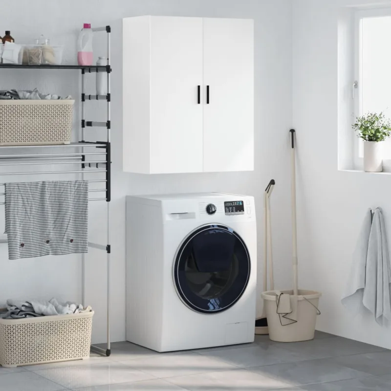 Vidaxl armario de pared blanco 69,5x34x90 cm