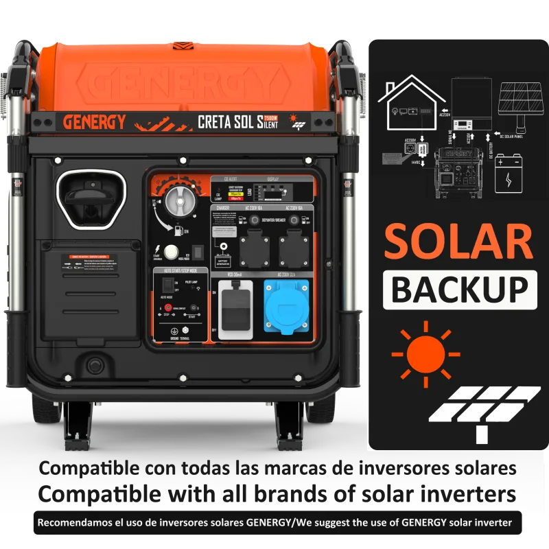 Grupo electrógeno genergy creta sol silent 7.5kw