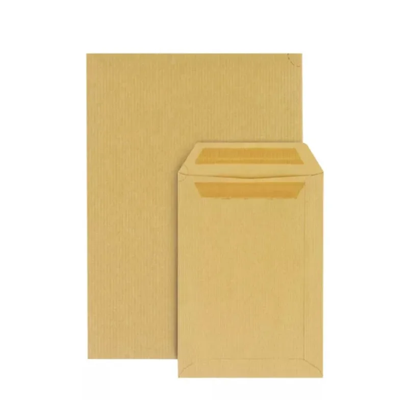 400 bolsas de papel kraft 17,6 x 25 cm