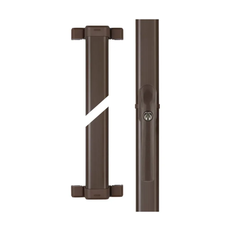 Manija de ventana de llave multipunto marrón varía