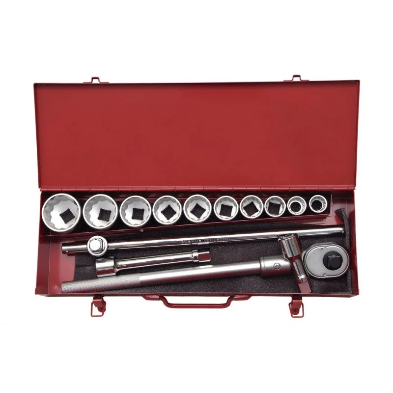 Juego de carracas 3/4 con 14 piezas en el maletín de calidad profesional cofan