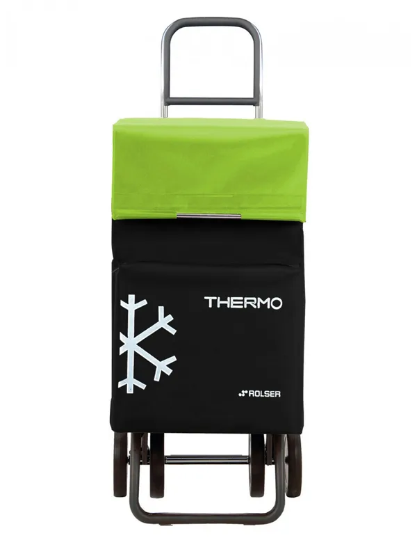 Carro compra termo negro/lima