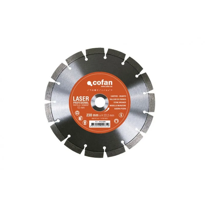 Discos de diamante modelo cantero profesional cofan
