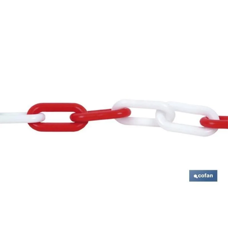 Cadena plastico verde(1m.