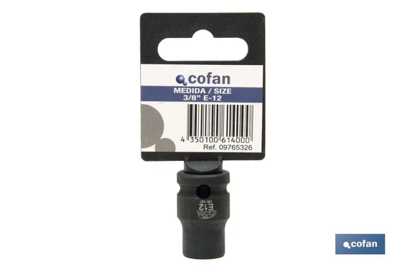 Llave de impacto fija una boca sw 24 a sw 120 cofan