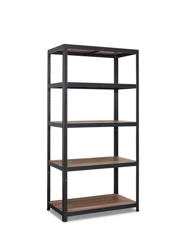 Estantería en kit de madera de 176x90x45 cm y carga max. 175 kg por balda